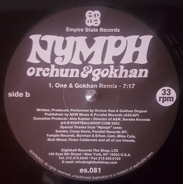 Orchun & Gokhan : Nymph (12")