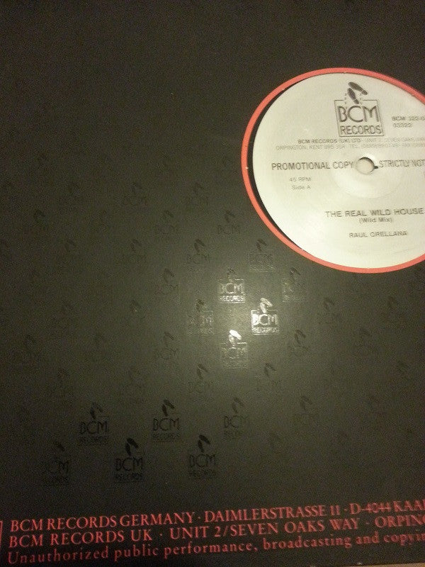 Raul Orellana* : The Real Wild House (12", S/Sided, Promo)