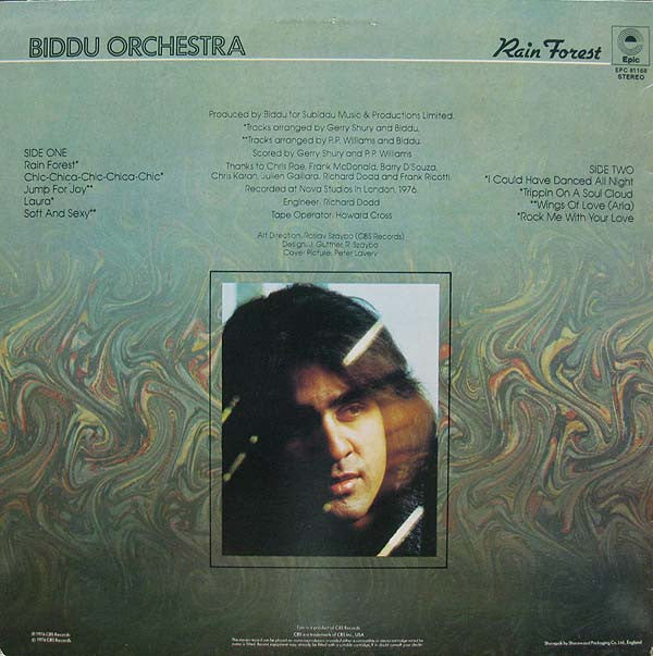 Biddu Orchestra : Rain Forest (LP, Album)