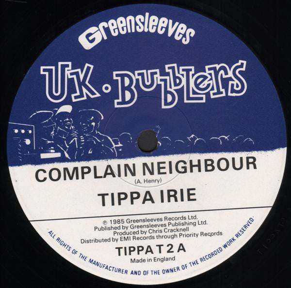 Tippa Irie : Complain Neighbour (12", Single)