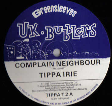 Tippa Irie : Complain Neighbour (12", Single)