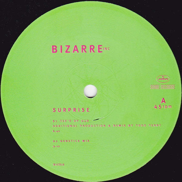 Bizarre Inc : Surprise (12", Promo)