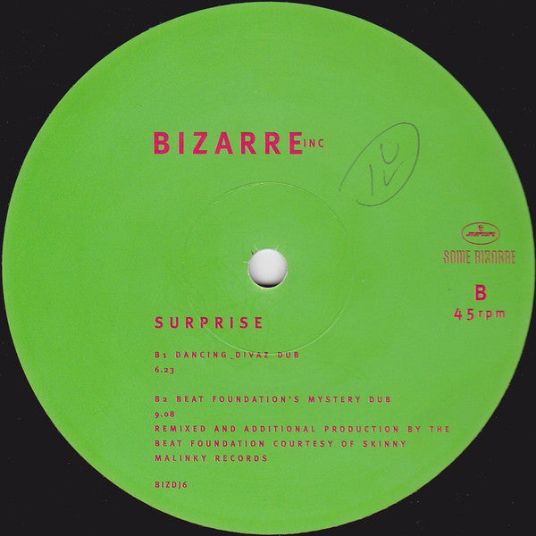 Bizarre Inc : Surprise (12", Promo)