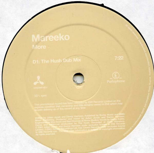 Mareeko : More (2x12", Promo)