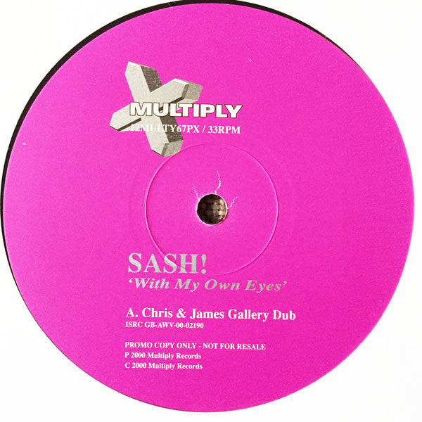Sash! : With My Own Eyes (12", Promo)