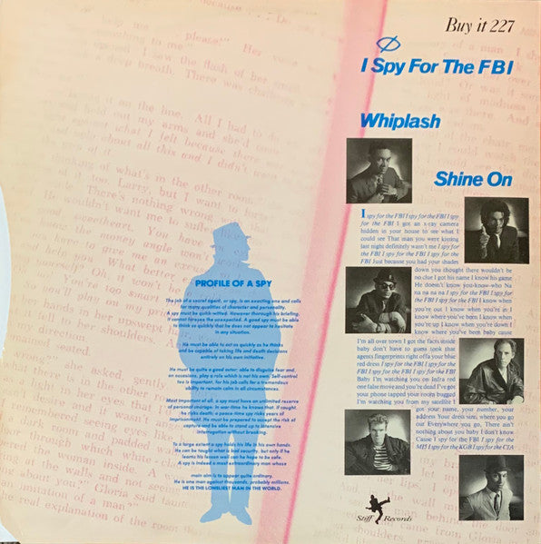 The Untouchables (7) : I Spy For The F.B.I. (12", Single)