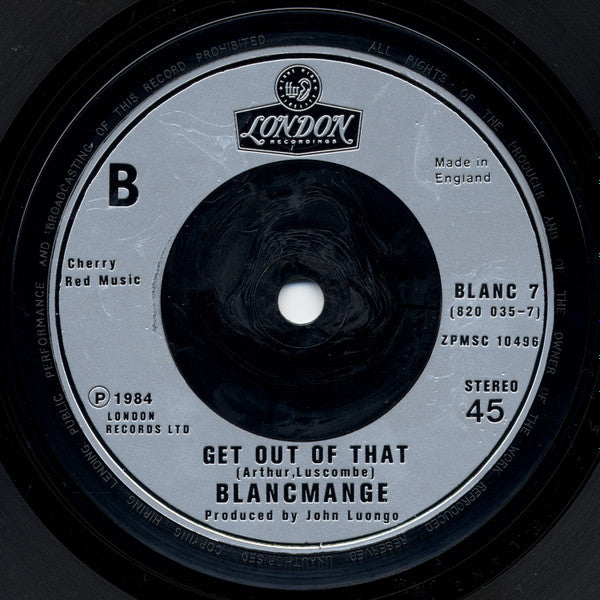 Blancmange : Don't Tell Me (7", Single, Sil)