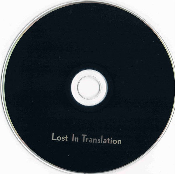 Various : Lost In Translation (Music From The Motion Picture Soundtrack) (CD, Comp)