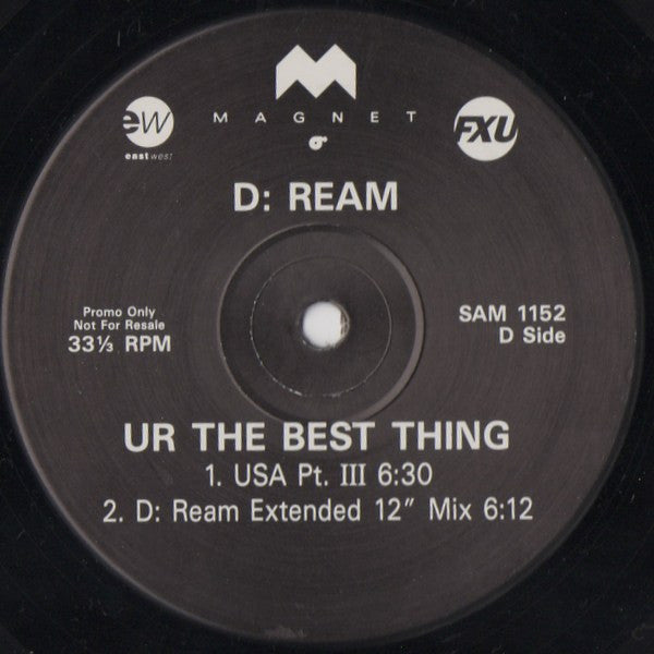 D:Ream : U R The Best Thing (2x12", Promo)