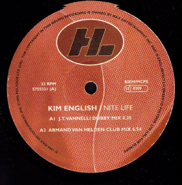 Kim English : Nite Life (12")