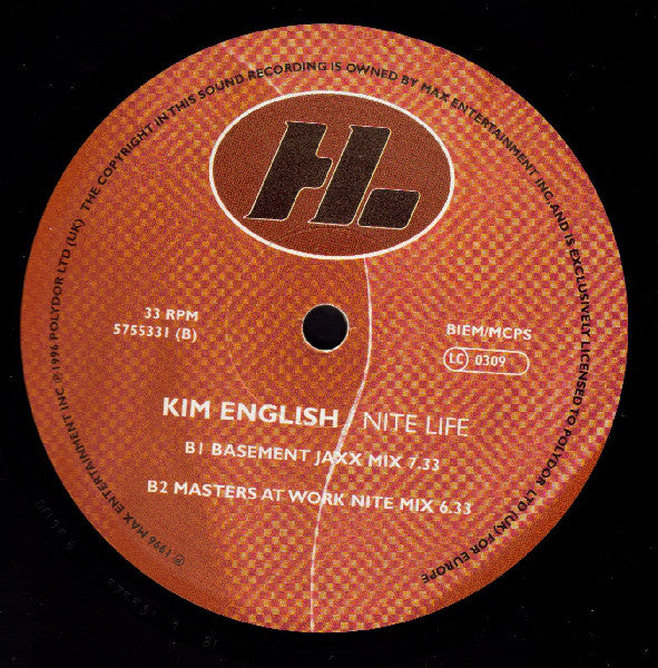 Kim English : Nite Life (12")