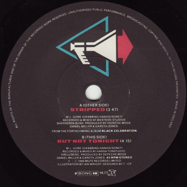 Depeche Mode : Stripped (7", Single)