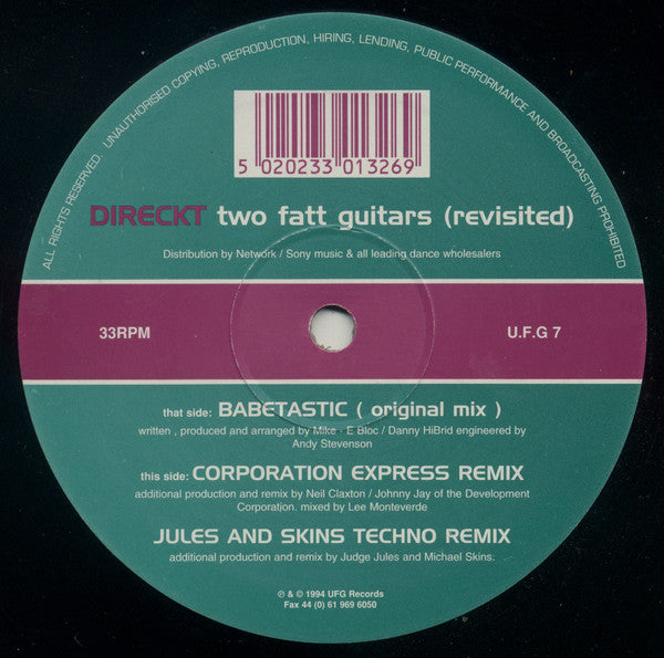 Direckt : Two Fatt Guitars (Revisited) (12")