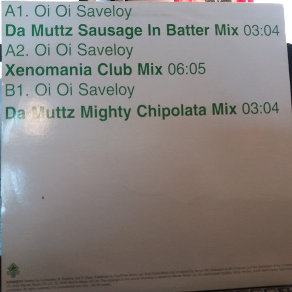 Cushty : Oi Oi Saveloy (12", Promo)