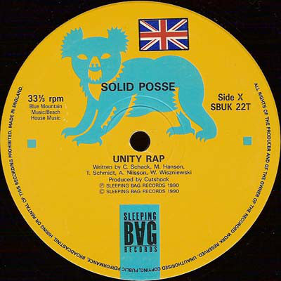 Solid Posse : Unity Rap (12")
