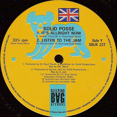 Solid Posse : Unity Rap (12")