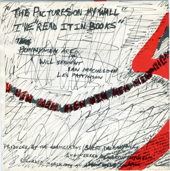 Echo & The Bunnymen : The Pictures On My Wall (7", Single, RE)