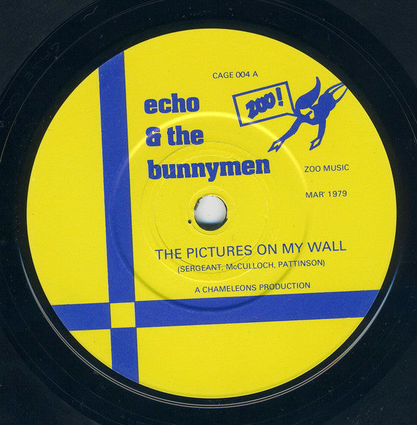 Echo & The Bunnymen : The Pictures On My Wall (7", Single, RE)