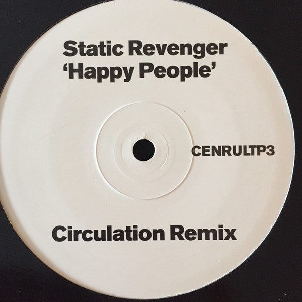 Static Revenger : Happy People (12", S/Sided, Promo)