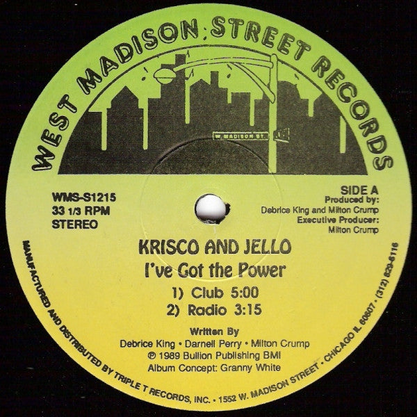 Krisco And Jello : I've Got The Power (12")