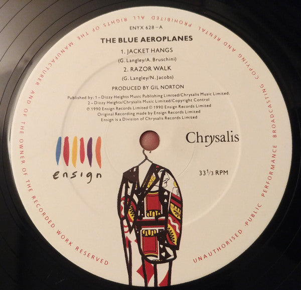 The Blue Aeroplanes : Jacket Hangs (12", Single)