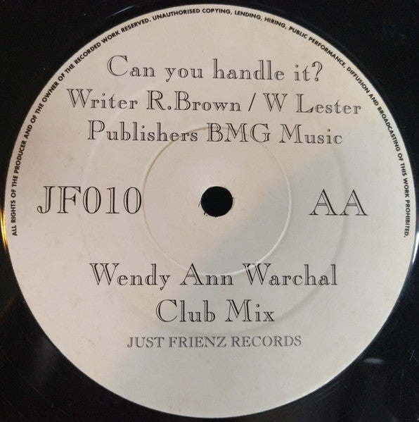 Wendy Ann Warchal : Can You Handle It? (12")