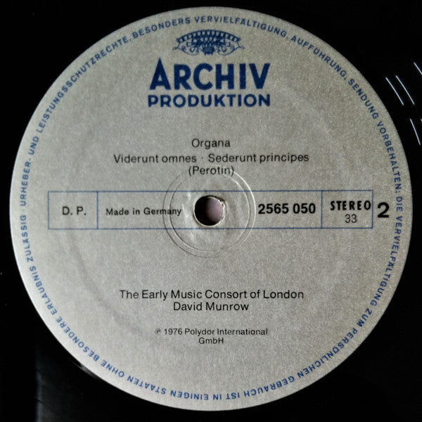 The Early Music Consort Of London / David Munrow : Music Of The Gothic Era = Musik Der Gotik = Musique De L'Epoque Gothique (3xLP + Box)