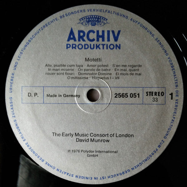 The Early Music Consort Of London / David Munrow : Music Of The Gothic Era = Musik Der Gotik = Musique De L'Epoque Gothique (3xLP + Box)