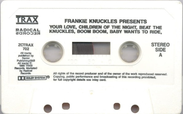 Frankie Knuckles : Frankie Knuckles Presents (Cass, Comp, Whi)