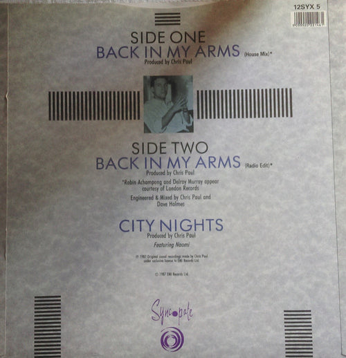 Chris Paul : Back In My Arms (12")
