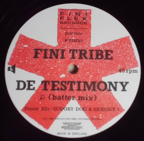 Fini Tribe* : De Testimony (12")