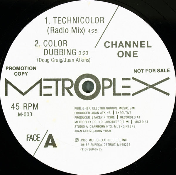 Channel One : Technicolor (12", Promo)
