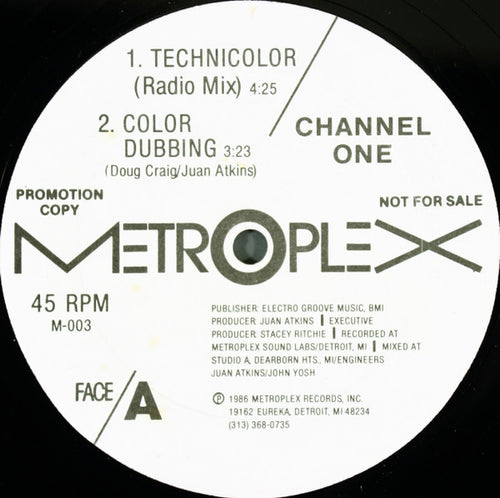 Channel One : Technicolor (12", Promo)