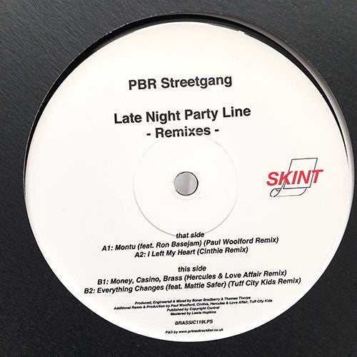 PBR StreetGang : Late Night Party Line -Remixes- (12")