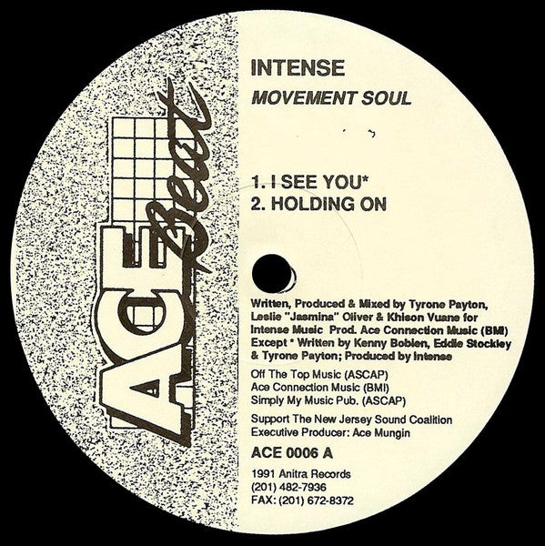 Intense (2) : Movement Soul (12", EP, Ltd)