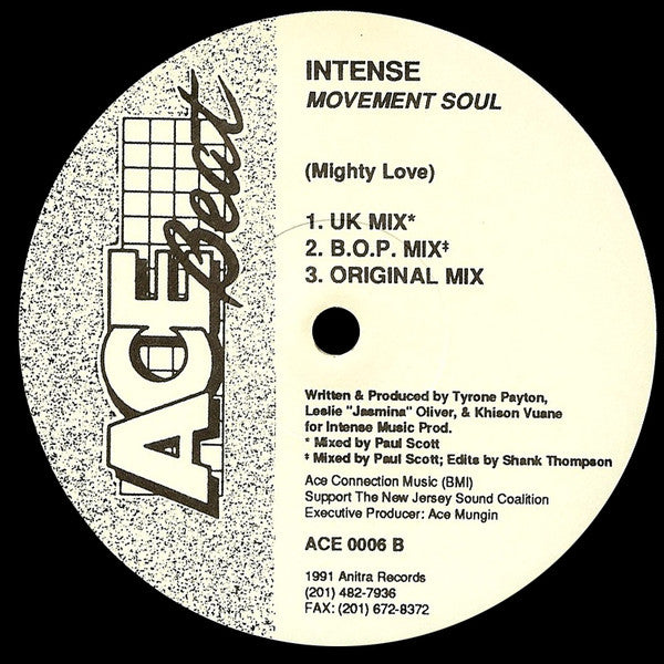 Intense (2) : Movement Soul (12", EP, Ltd)