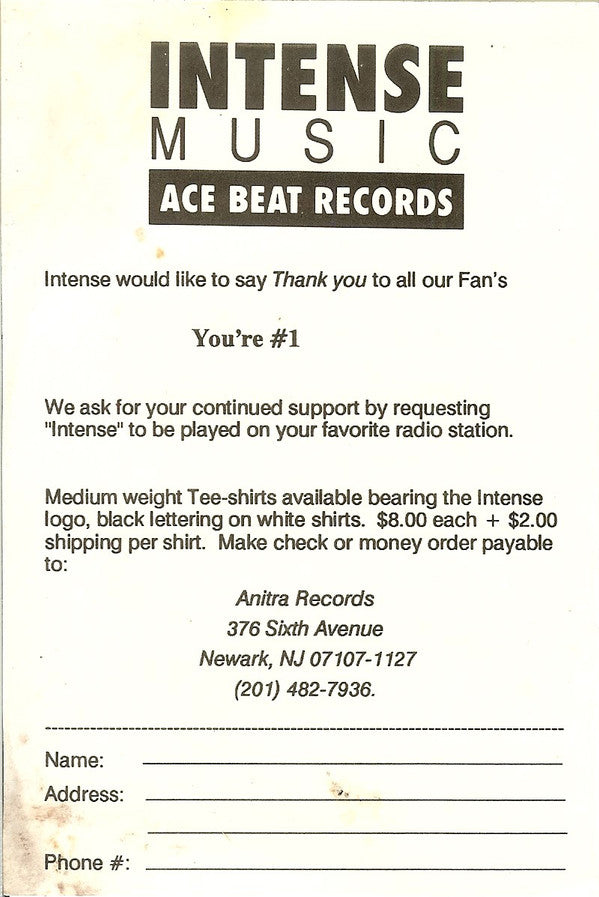 Intense (2) : Movement Soul (12", EP, Ltd)