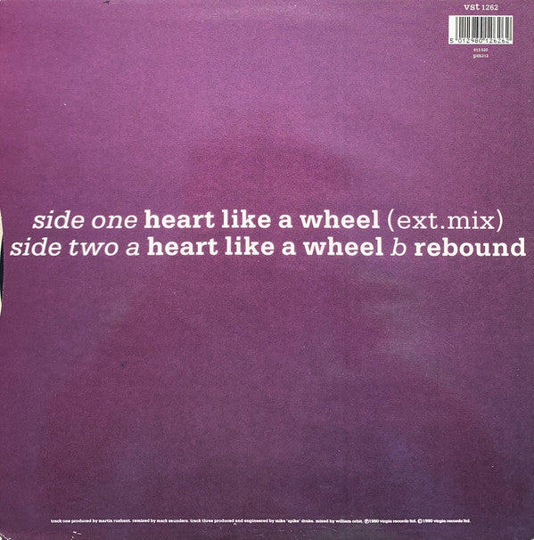 The Human League : Heart Like A Wheel (12", Single)