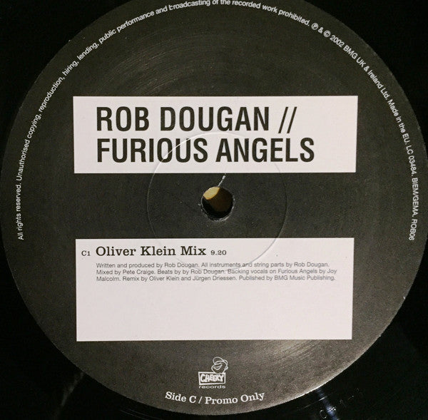 Rob Dougan : Furious Angels (2x12", Promo)