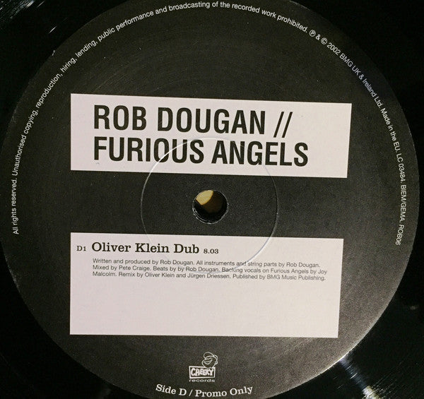 Rob Dougan : Furious Angels (2x12", Promo)