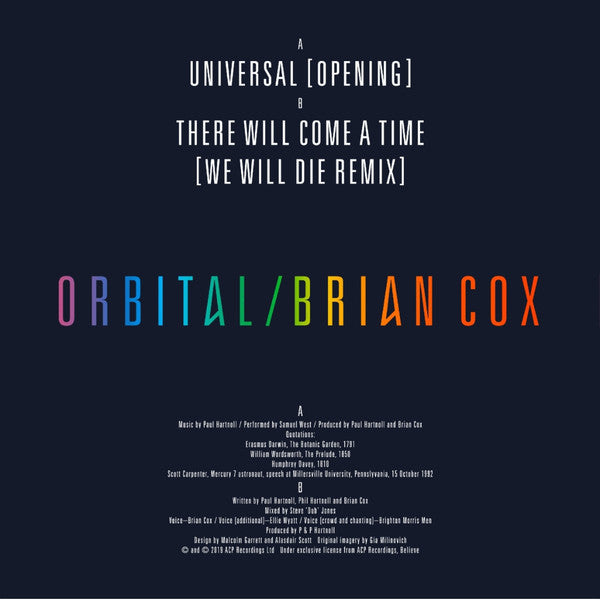 Orbital / Brian Cox : Universal (12", Ltd)