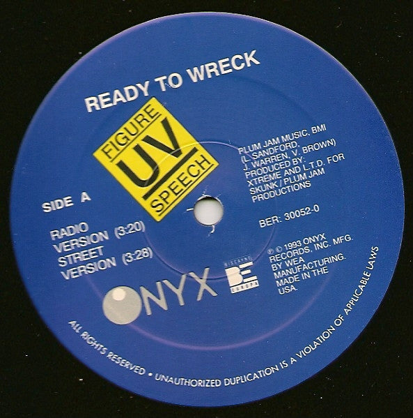 Figure Uv Speech : Ready To Wreck (12")