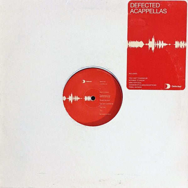 Various : Defected Acappellas Red (12")