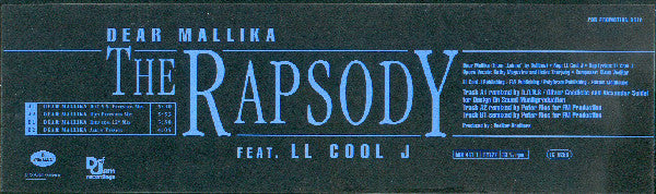 The Rapsody Feat. LL Cool J : Dear Mallika (12", Promo)
