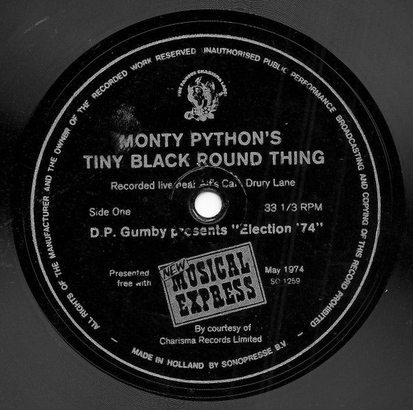 Monty Python : Monty Python's Tiny Black Round Thing (Flexi, 7")