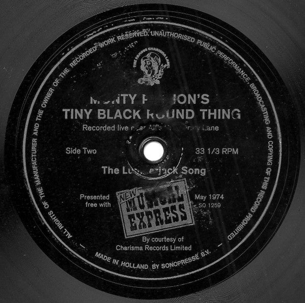 Monty Python : Monty Python's Tiny Black Round Thing (Flexi, 7")