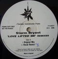 Storm Bryant : Love Lifted Me (Remixes) (12", Promo)