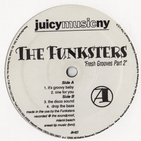 The Funksters : Fresh Grooves Part 2 (12")