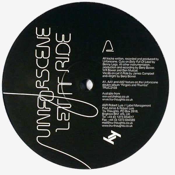 Unforscene : Let It Ride EP (12", EP)