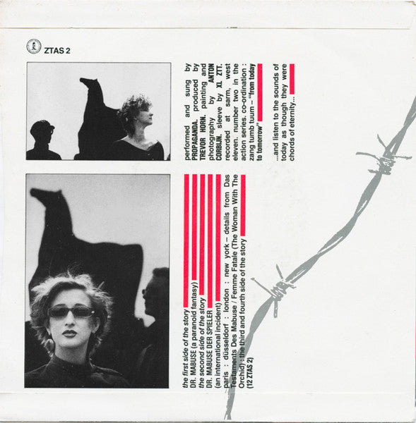 Propaganda : The Nine Lives Of Dr. Mabuse (7", Single, Whi)